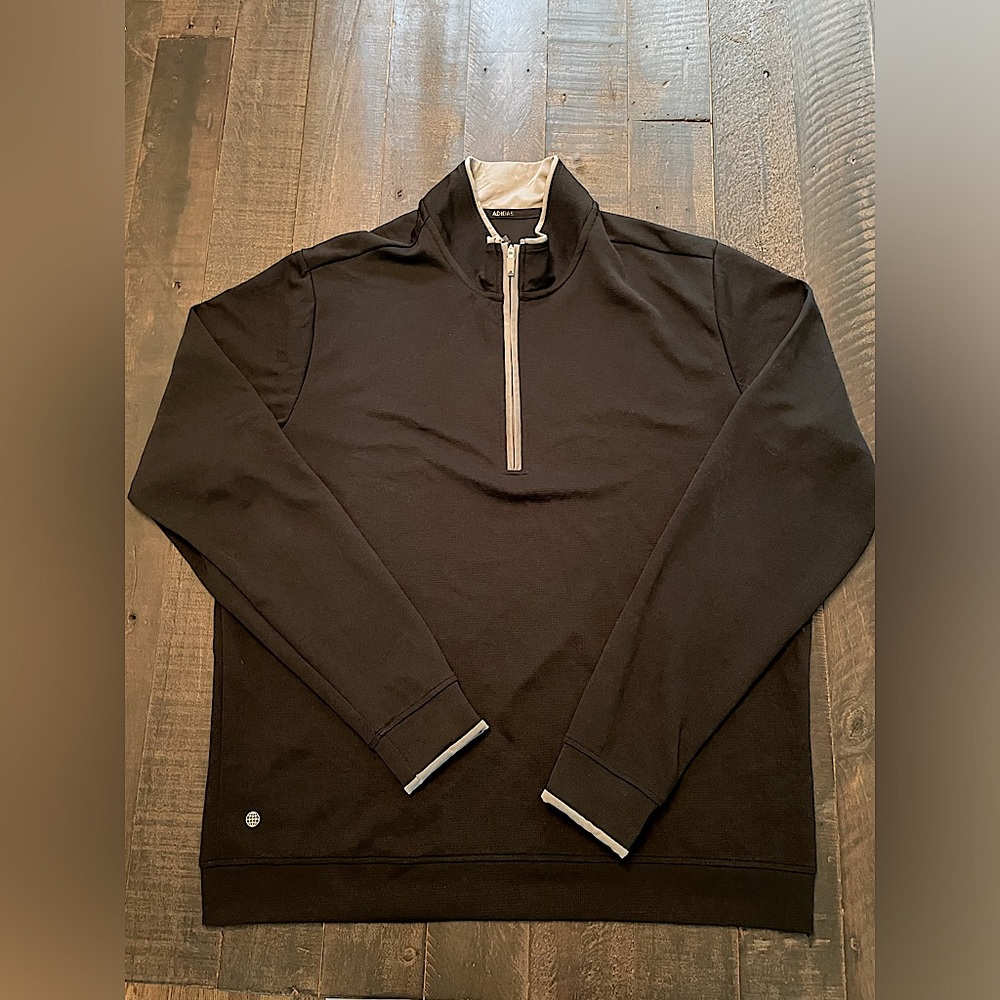 Adidas quarter zip pullover- size large